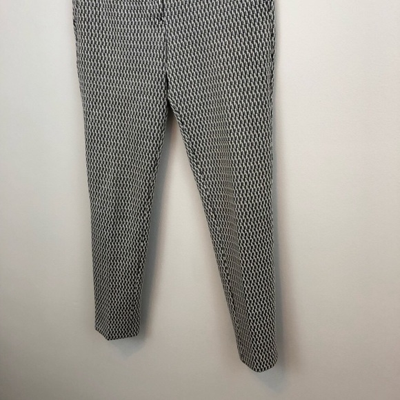 Theory Treeca Knit Pant Black-White Multi 4 - Picture 3 of 8